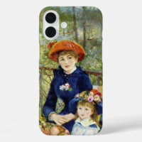 Twee zussen (op het terrein) van Pierre Renoir