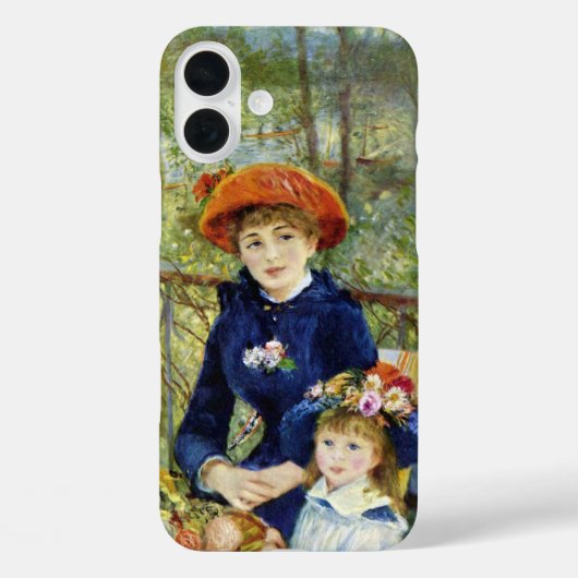Twee zussen (op het terrein) van Pierre Renoir Case-Mate iPhone Case (Achterkant)