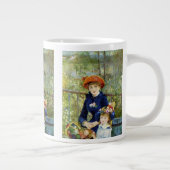 Twee zussen (op het terrein) van Pierre Renoir Grote Koffiekop (Rechts)
