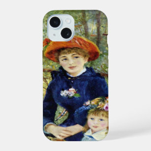 Twee zussen (op het terrein) van Pierre Renoir iPhone 15 Hoesje