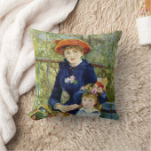 Twee zussen (op het terrein) van Pierre Renoir Kussen (Deken)