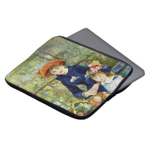 Twee zussen (op het terrein) van Pierre Renoir Laptop Sleeve