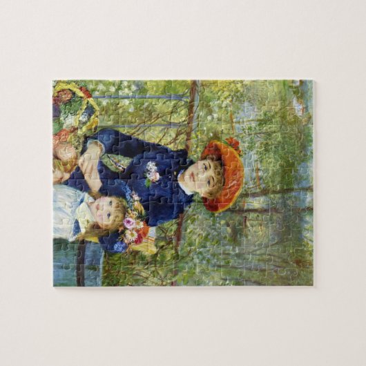 Twee zussen (op het terrein) van Pierre Renoir Legpuzzel (Horizontaal)