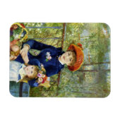 Twee zussen (op het terrein) van Pierre Renoir Magneet (Horizontaal)