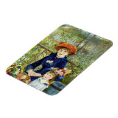 Twee zussen (op het terrein) van Pierre Renoir Magneet (Linkerzijde)