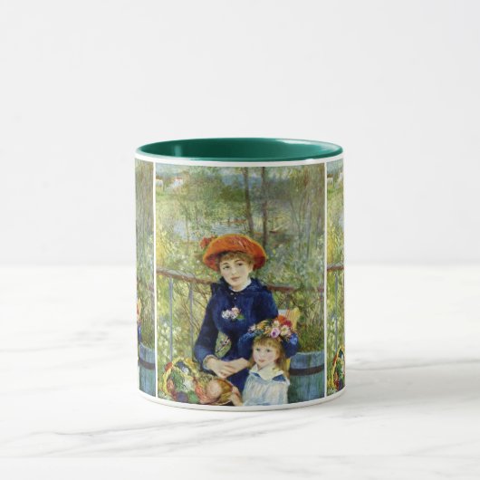 Twee zussen (op het terrein) van Pierre Renoir Mok (Midden)