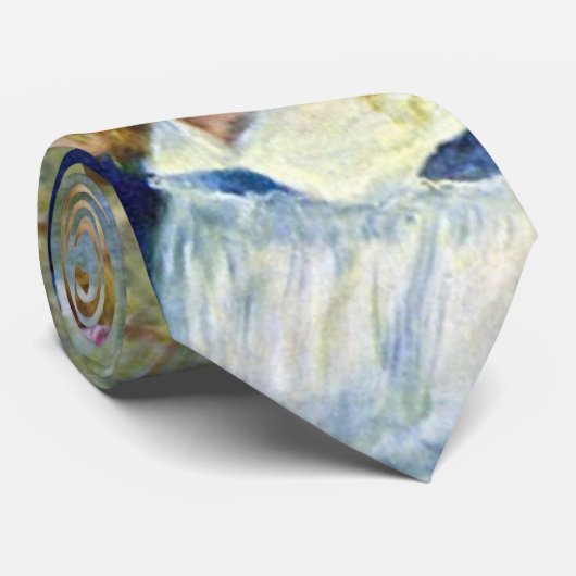 Twee zussen (op het terrein) van Pierre Renoir Stropdas (Opgerold)