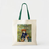 Twee zussen (op het terrein) van Pierre Renoir Tote Bag (Voorkant)