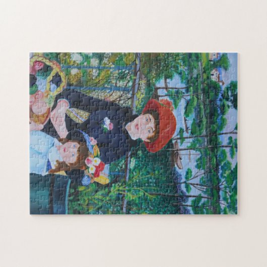 Twee zussen Puzzle Legpuzzel (Horizontaal)