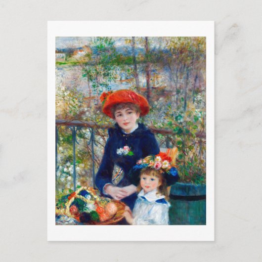 Twee zussen, Renoir Briefkaart (Voorkant)