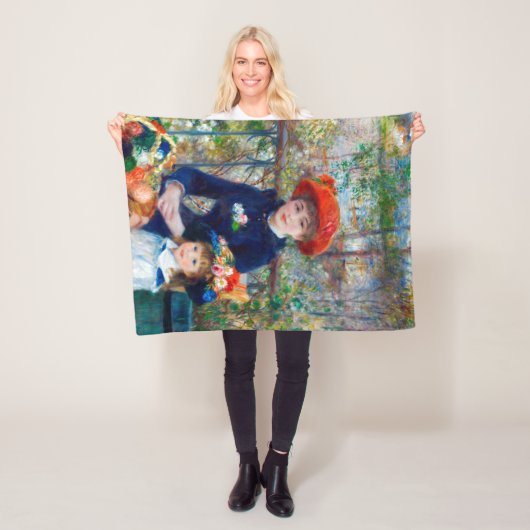 Twee zussen, Renoir Fleece Deken (In situ)