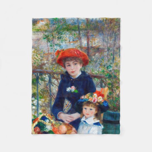 Twee zussen, Renoir Fleece Deken (Voorkant)