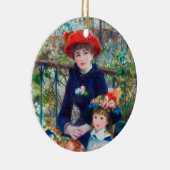 Twee zussen - Renoir Impressionist Painting 1881 Keramisch Ornament (Rechts)