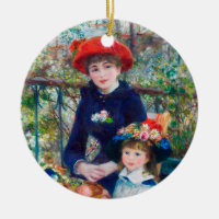 Twee zussen - Renoir Impressionist Painting 1881