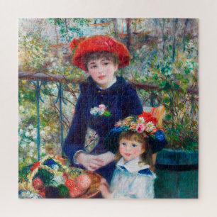 Twee zussen - Renoir Impressionist Painting 1881 Legpuzzel