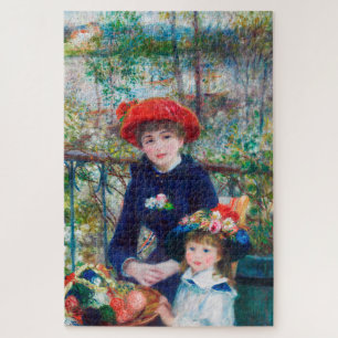 Twee zussen - Renoir Impressionist Painting 1881 Legpuzzel