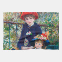 Twee zussen - Renoir Impressionist Painting 1881