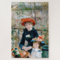Twee zussen - Renoir Impressionist Painting