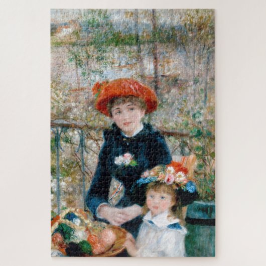 Twee zussen - Renoir Impressionist Painting Legpuzzel (Verticaal)