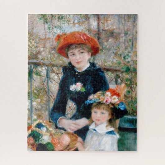 Twee zussen - Renoir Impressionist Painting Legpuzzel (Verticaal)