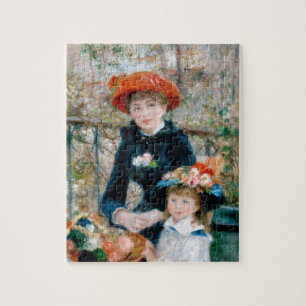 Twee zussen - Renoir Impressionist Painting Legpuzzel