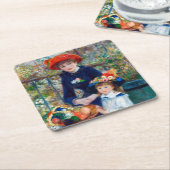 Twee zussen, Renoir Kartonnen Onderzetters (Schuin)