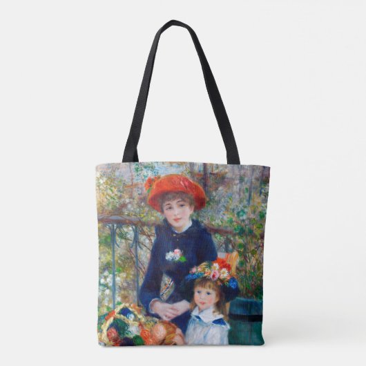 Twee zussen, Renoir Tote Bag (Achterkant)