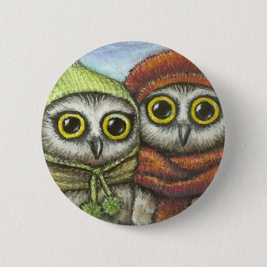 Twee zussen ronde button 5,7 cm (Voorkant)