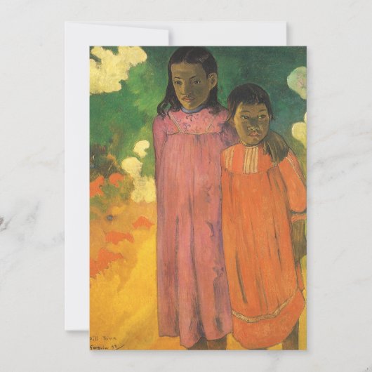 Twee zussen van Paul Gauguin,  Kunst (Voorkant)