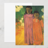 Twee zussen van Paul Gauguin,  Kunst (Voorkant / Achterkant)