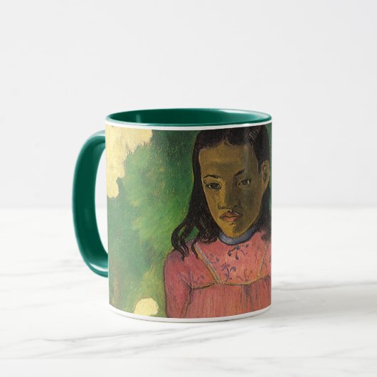 Twee zussen van Paul Gauguin, Kunst Mok (Voorkant links)