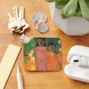 Twee zussen van Paul Gauguin,  Kunst Sleutelhanger