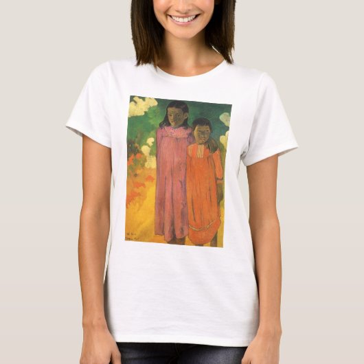 Twee zussen van Paul Gauguin,  Kunst T-shirt (Voorkant)