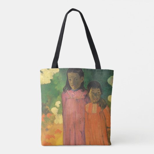 Twee zussen van Paul Gauguin, Kunst Tote Bag (Achterkant)
