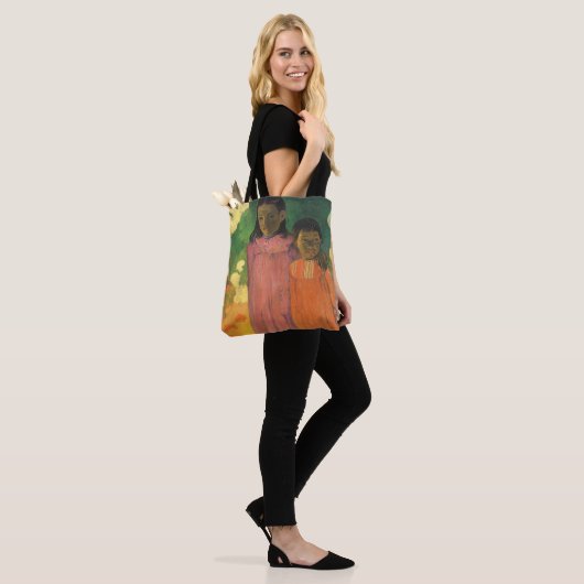 Twee zussen van Paul Gauguin,  Kunst Tote Bag (Op model)