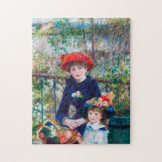 Twee zussen van Pierre-Auguste Renoir Legpuzzel (Verticaal)