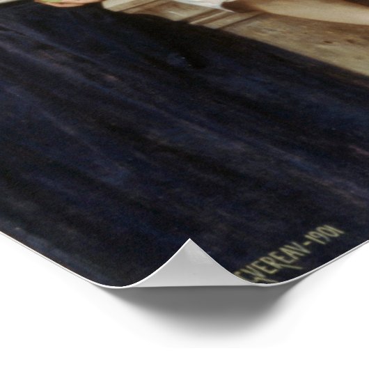 Twee zussen van William Bouguereau Poster (Hoek)