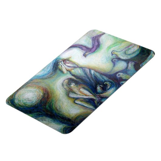 Twee zussen, vogels en Natuur Magneet (Linkerzijde)