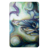 Twee zussen, vogels en Natuur Magneet (Verticaal)