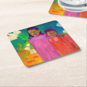 Twee zusters, Gauguin Kartonnen Onderzetters (Schuin)