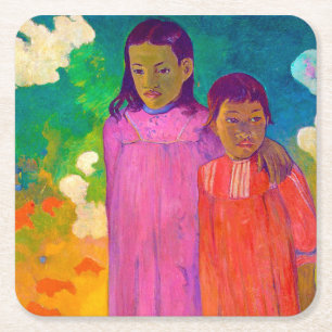 Twee zusters, Gauguin Kartonnen Onderzetters
