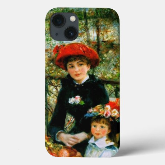Twee zusters op het terras Case-Mate iPhone case (Achterkant)