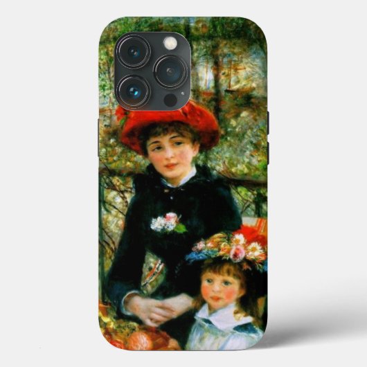 Twee zusters op het terras Case-Mate iPhone case (Achterkant)