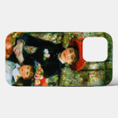 Twee zusters op het terras Case-Mate iPhone case (Achterkant (horizontaal))