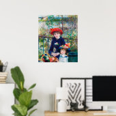 Twee zusters op het terras, Renoir Poster (Thuiskantoor)