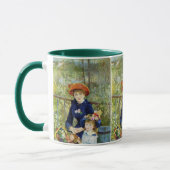 Twee zusters (Op het terras) van Pierre Renoir Mok (Links)