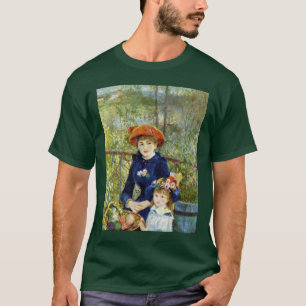 Twee zusters (Op het terras) Van Pierre Renoir T-shirt