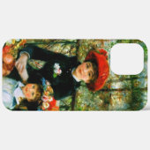 Twee zusters op het terras van Renoir Case-Mate iPhone Case (Achterkant (horizontaal))