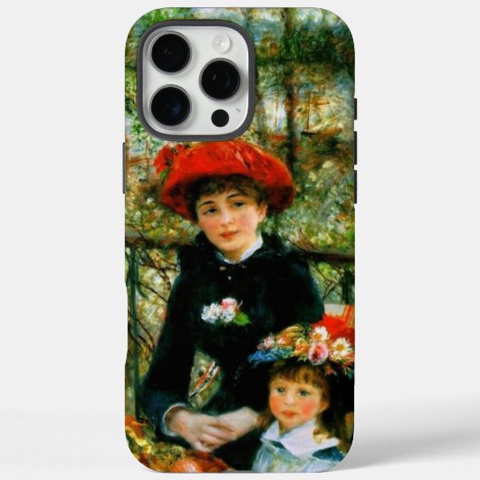 Twee zusters op het terras van Renoir Case-Mate iPhone Case (Achterkant)