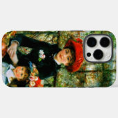 Twee zusters op het terras van Renoir Case-Mate iPhone Case (Achterkant (horizontaal))